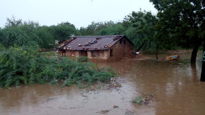 Homes in Malawi have been destroyed by the floods. © Photos Courtesy of Vincent Masopera Gondwe.